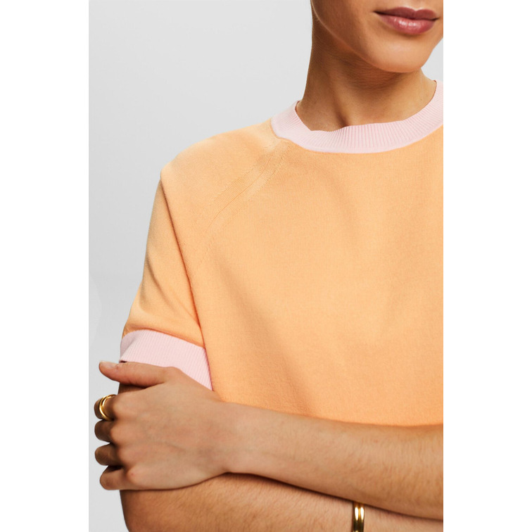 JERSEY DE MANGA CORTA BICOLOR MUJER ESPRIT