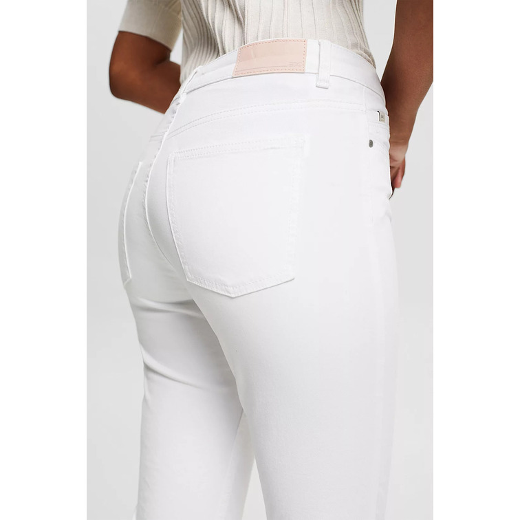 PANTALÓN ELÁSTICO DE ALGODÓN MUJER ESPRIT