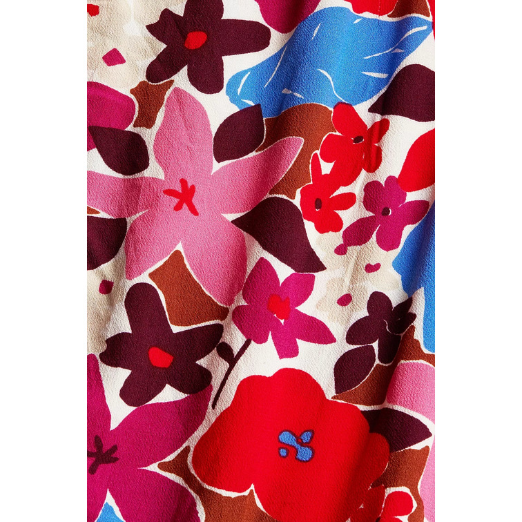 FALDA MIDI CON FRUNCES MUJER ESPRIT