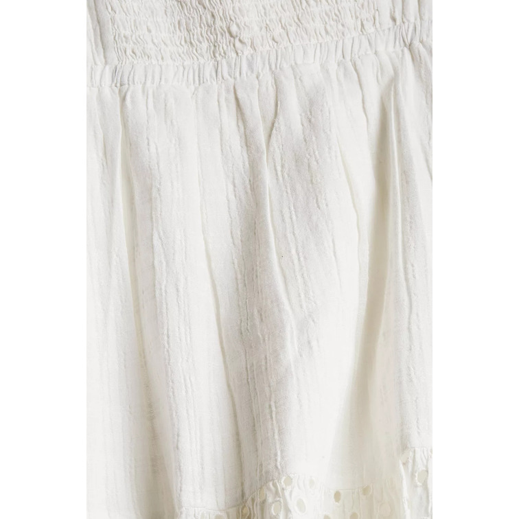 VESTIDO ACAMPANADO CON BORDADO CALADO MUJER ESPRIT