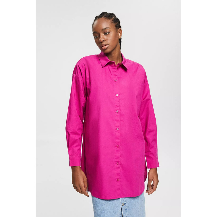 CAMISA OVERSIZE EN ALGODÓN ECOLÓGICO MUJER ESPRIT
