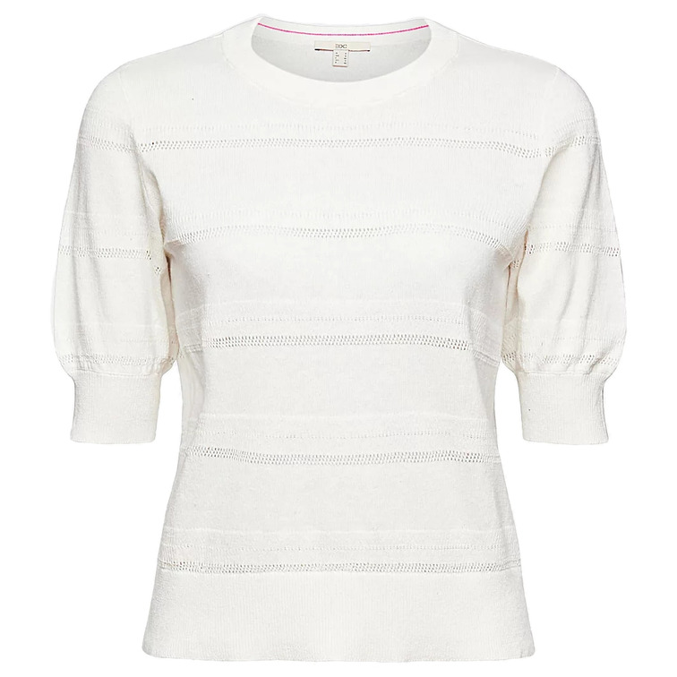 CAMISETA DE PUNTO CALADO MUJER ESPRIT