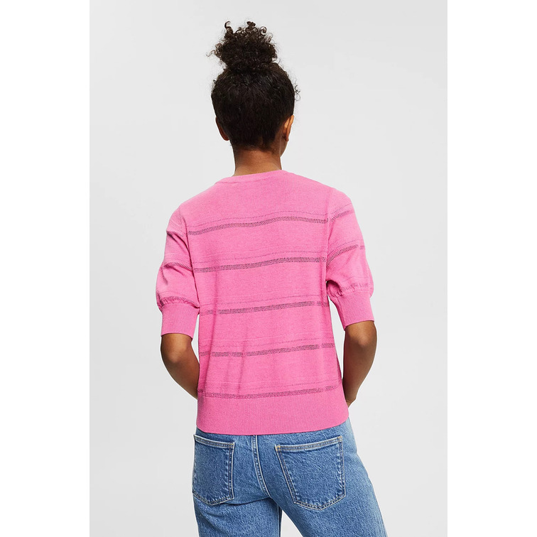 CAMISETA DE PUNTO CALADO MUJER ESPRIT