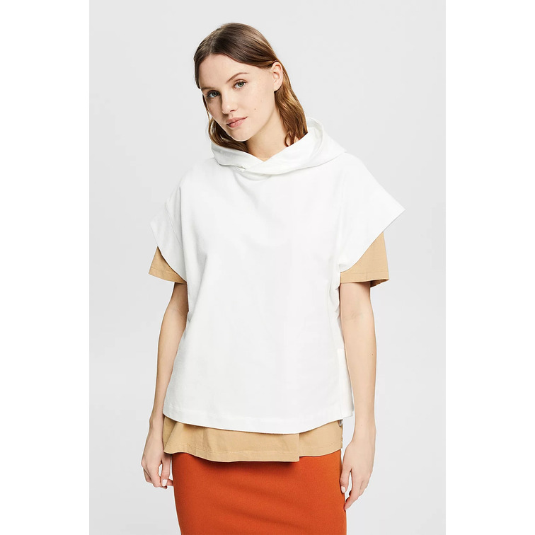 SUDADERA DE MANGA CORTA MUJER ESPRIT