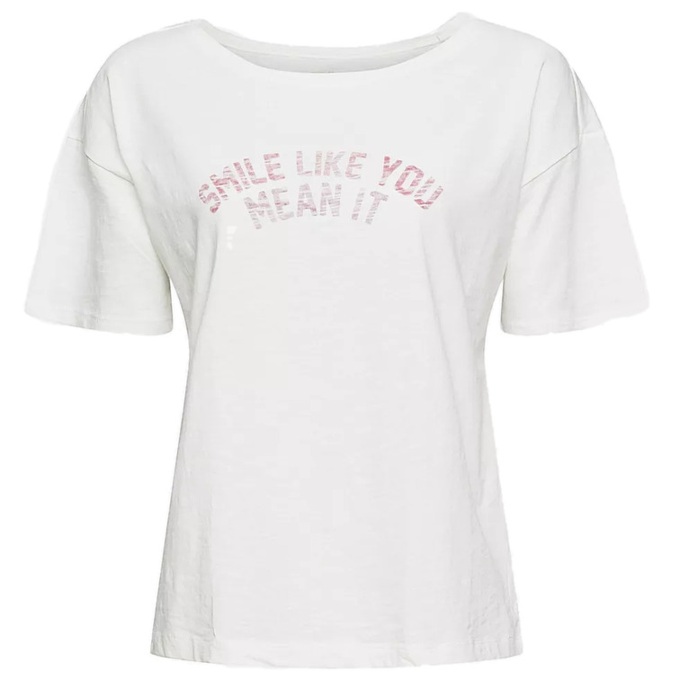 CAMISETA EN ALGODÓN ECOLÓGICO CON MENSAJE MUJER ESPRIT