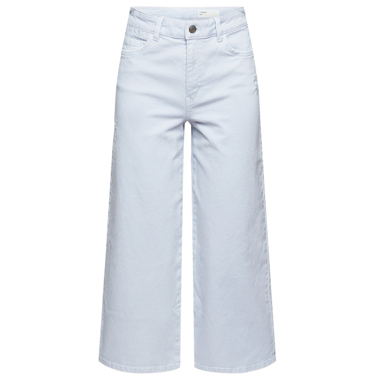 VAQUERO CULOTTE CON EFECTOS ROTOS MUJER ESPRIT