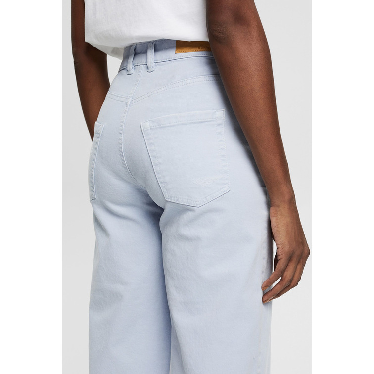 VAQUERO CULOTTE CON EFECTOS ROTOS MUJER ESPRIT