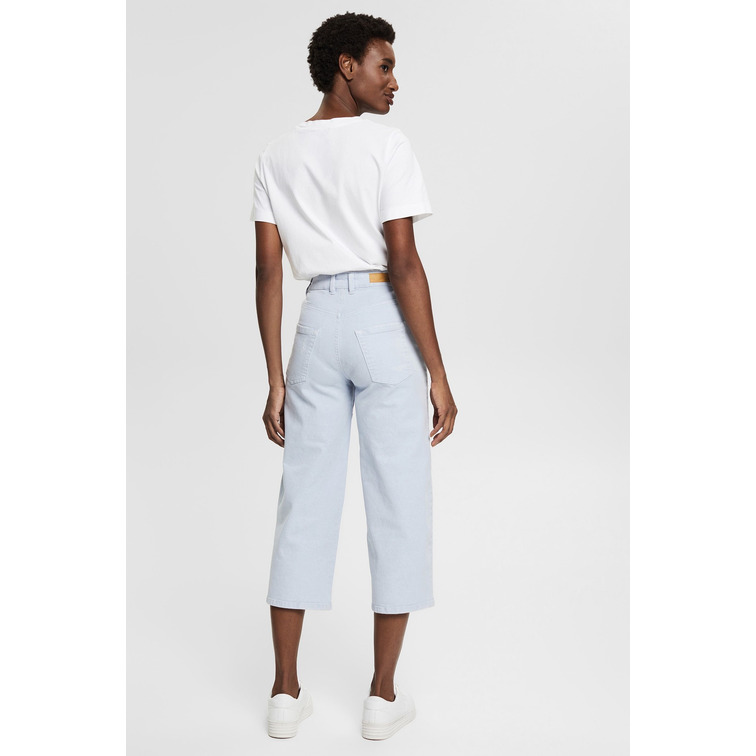 VAQUERO CULOTTE CON EFECTOS ROTOS MUJER ESPRIT