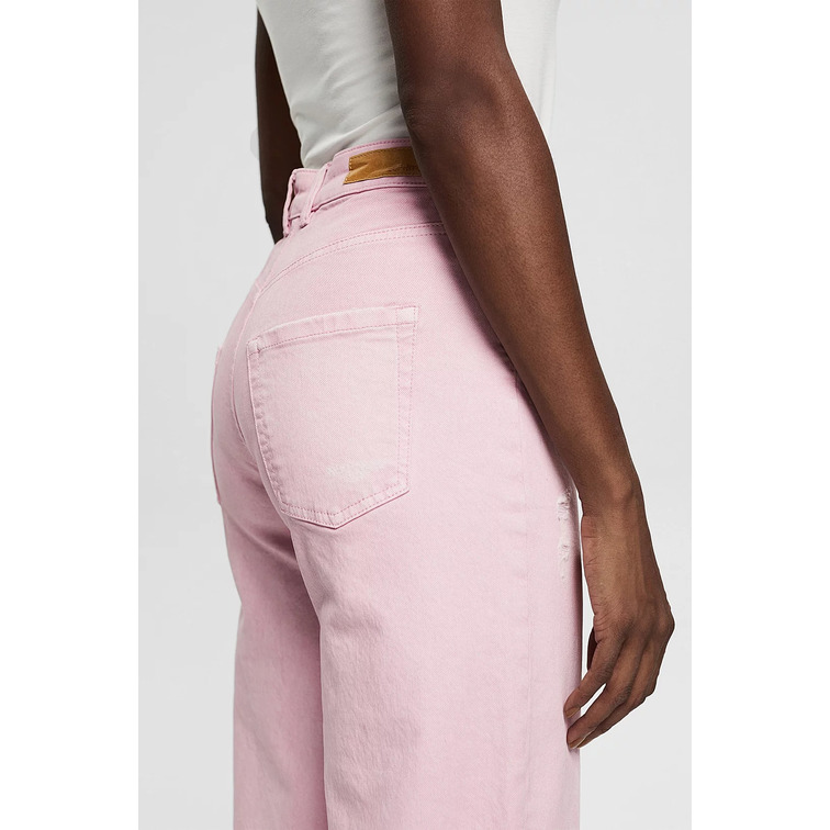VAQUERO CULOTTE CON EFECTOS ROTOS MUJER ESPRIT