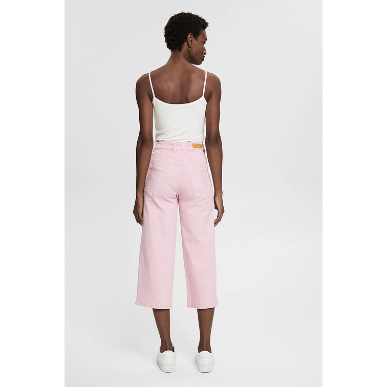 VAQUERO CULOTTE CON EFECTOS ROTOS MUJER ESPRIT