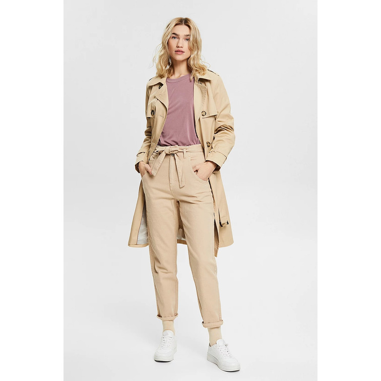PANTALÓN CON CINTURÓN MUJER ESPRIT
