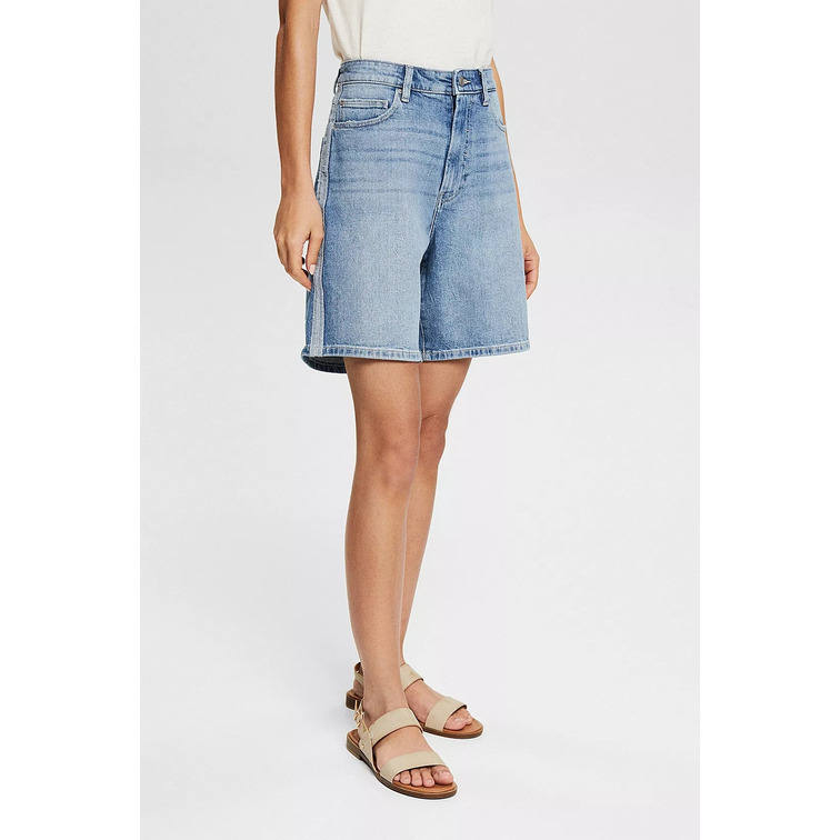 SHORT VAQUERO CON COSTURAS AL REVÉS MUJER ESPRIT