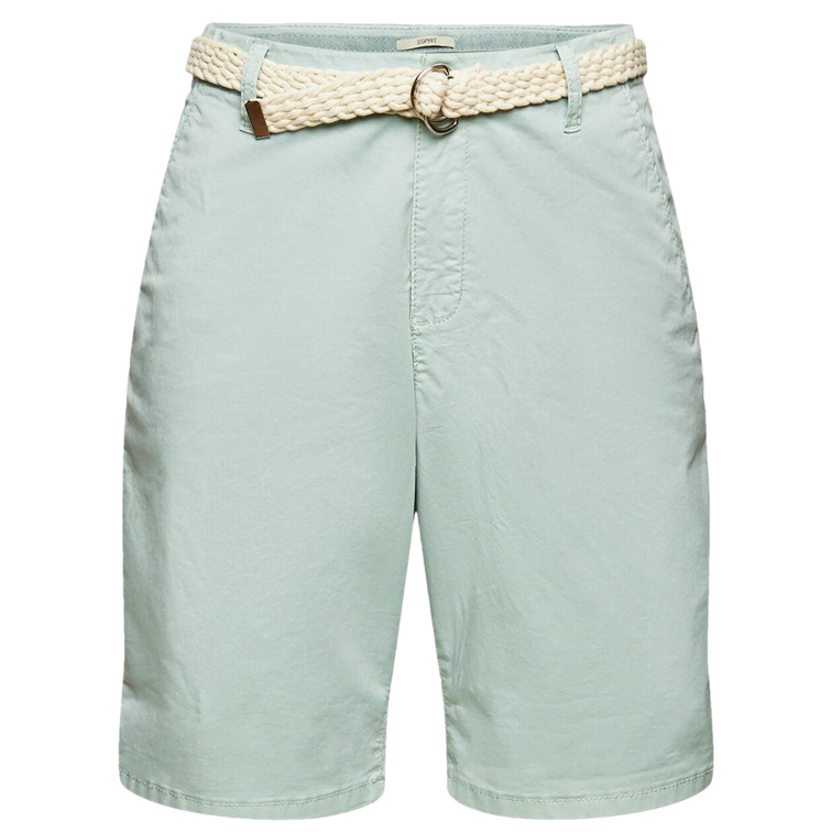 SHORT CHINO CON CINTURÓN TRENZADO MUJER ESPRIT
