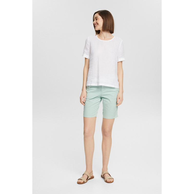 SHORT CHINO CON CINTURÓN TRENZADO MUJER ESPRIT