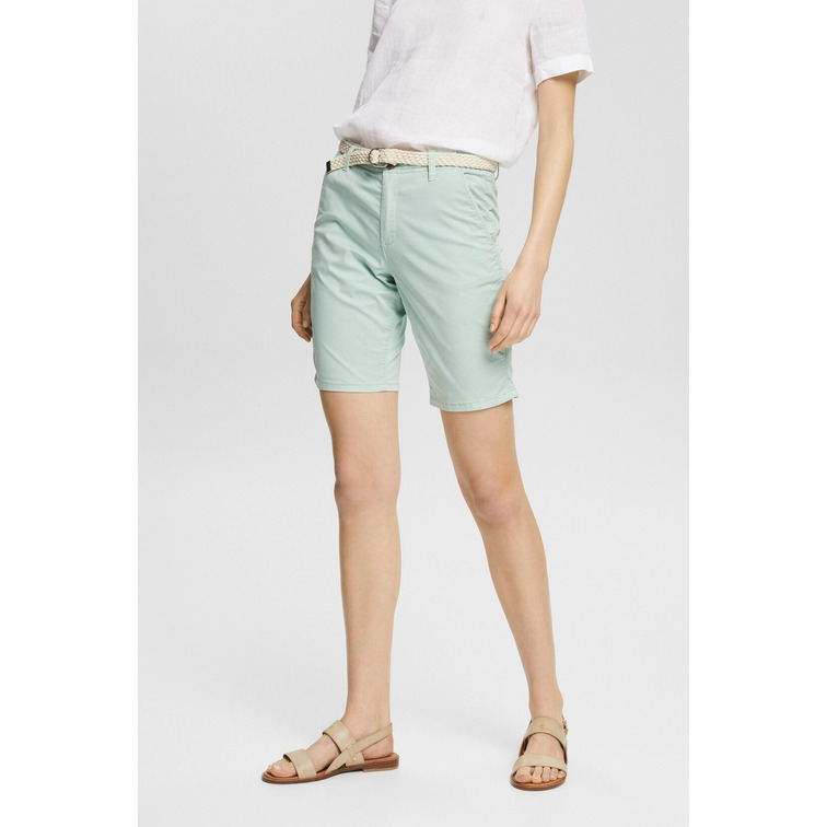 SHORT CHINO CON CINTURÓN TRENZADO MUJER ESPRIT