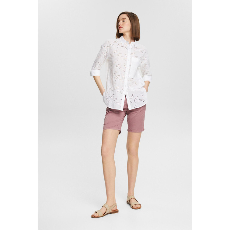 SHORT CHINO CON CINTURÓN TRENZADO MUJER ESPRIT