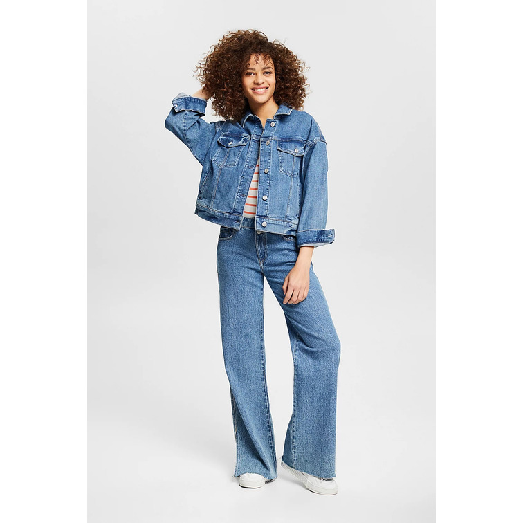 CAZADORA VAQUERA EN DISEÑO OVERSIZE MUJER ESPRIT