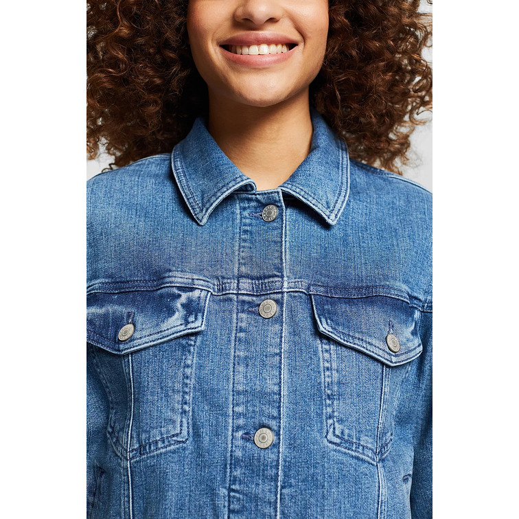 CAZADORA VAQUERA EN DISEÑO OVERSIZE MUJER ESPRIT