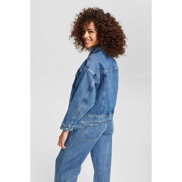 CAZADORA VAQUERA EN DISEÑO OVERSIZE MUJER ESPRIT