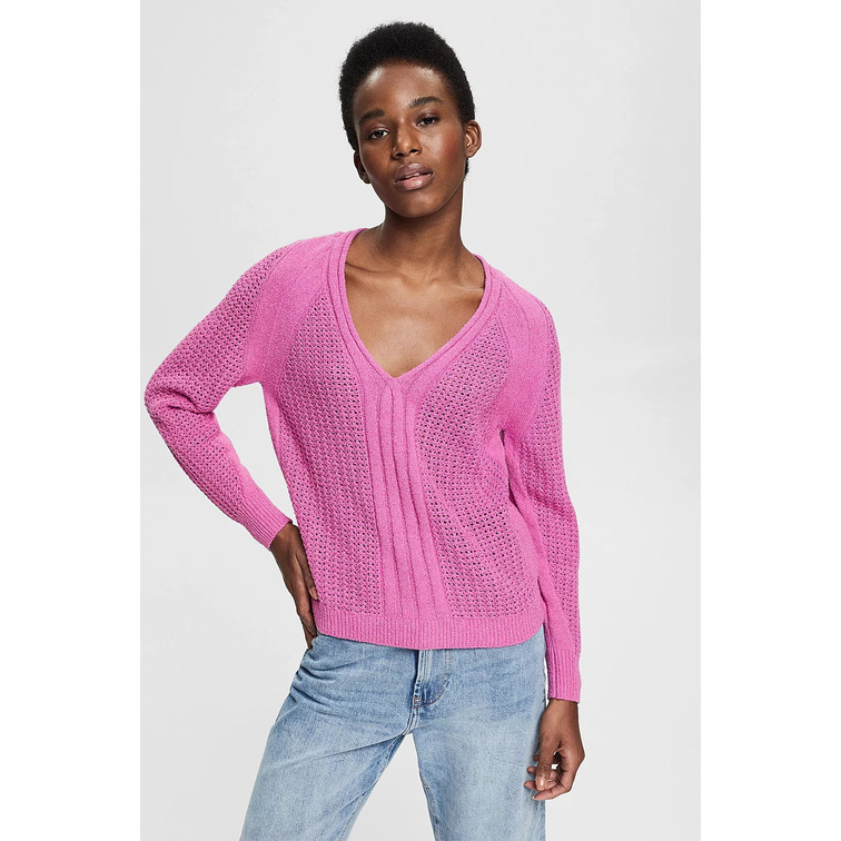 JERSEY DE PUNTO CALADO MUJER ESPRIT