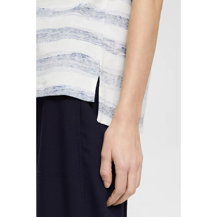 CAMISETA A RAYAS CON ESTAMPADO MUJER ESPRIT