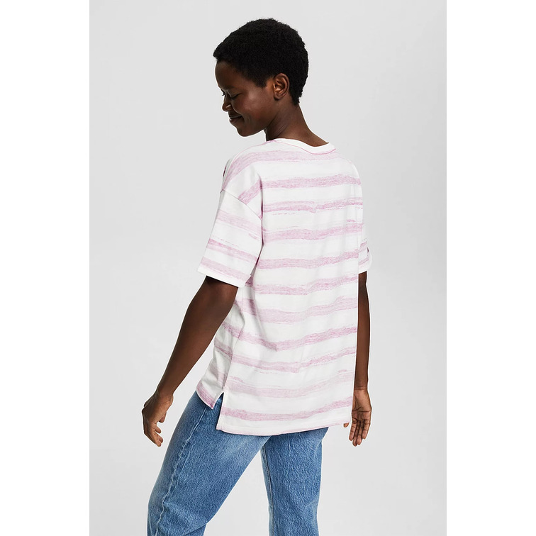 CAMISETA A RAYAS CON ESTAMPADO MUJER ESPRIT