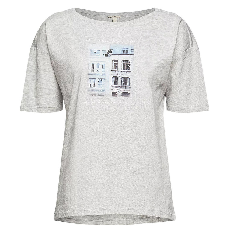 CAMISETA CON ESTAMPADO FOTOGRÁFICO MUJER ESPRIT