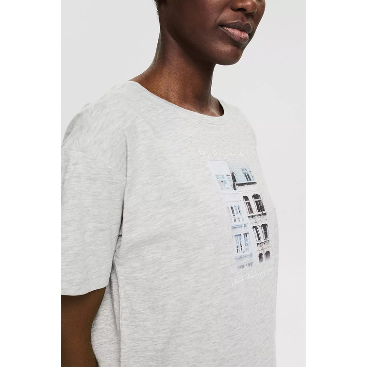CAMISETA CON ESTAMPADO FOTOGRÁFICO MUJER ESPRIT