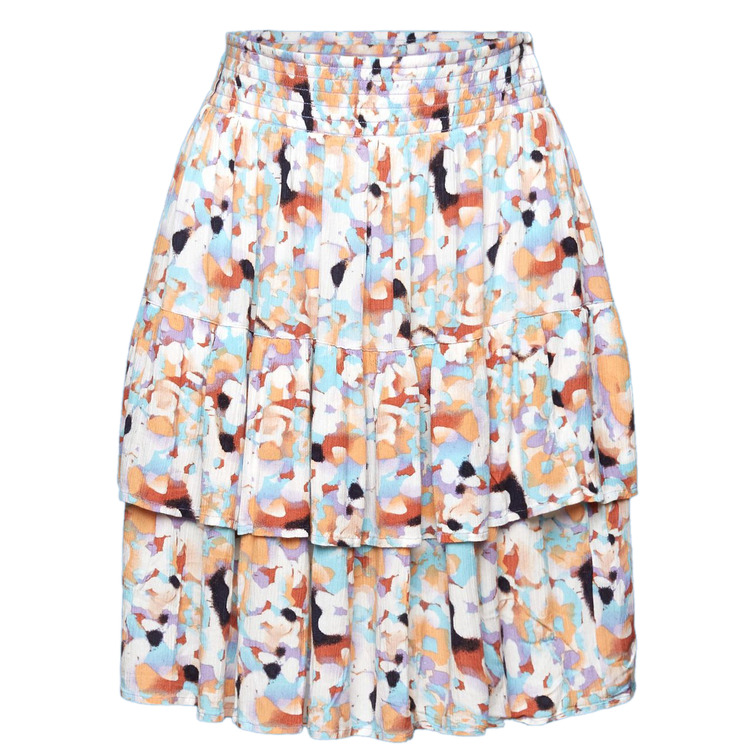 MINIFALDA FLORAL CON TEXTURA MUJER ESPRIT