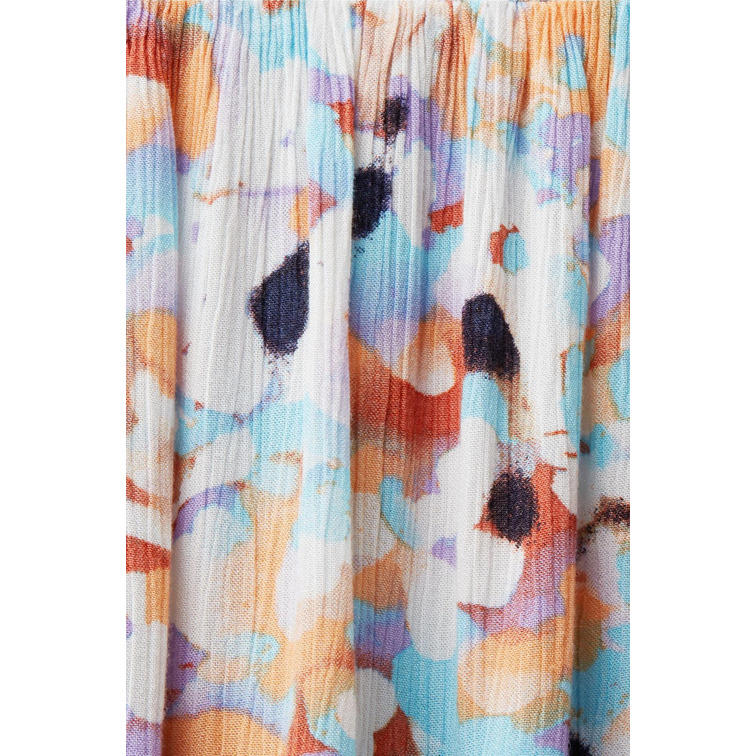 MINIFALDA FLORAL CON TEXTURA MUJER ESPRIT