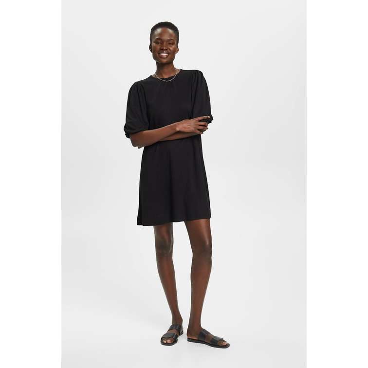 MINIVESTIDO CON MANGAS VOLUMINOSAS MUJER ESPRIT