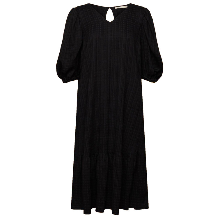 VESTIDO MIDI CON TEXTURA MUJER ESPRIT