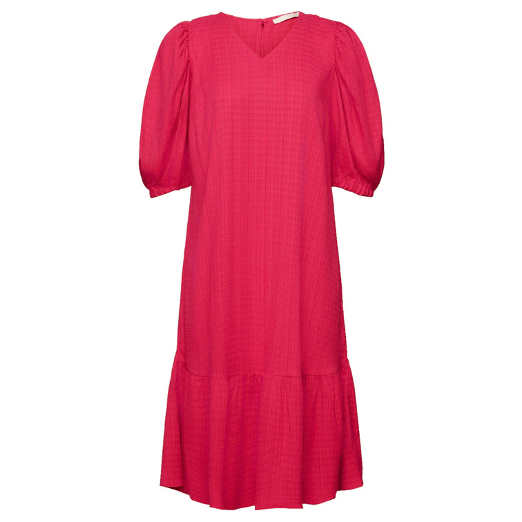 VESTIDO MIDI CON TEXTURA MUJER ESPRIT