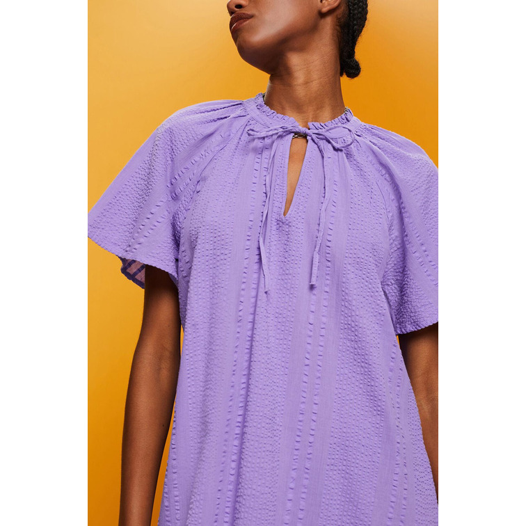 VESTIDO EN ALGODÓN CON TEXTURA MUJER ESPRIT