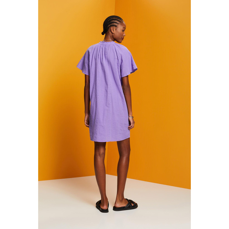 VESTIDO EN ALGODÓN CON TEXTURA MUJER ESPRIT