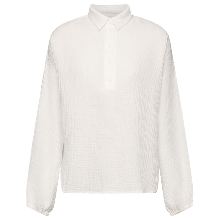 BLUSA DE ALGODÓN CON TEXTURA MUJER ESPRIT