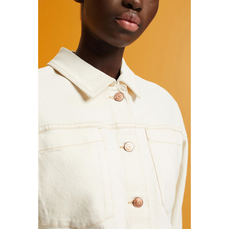 CAZADORA VAQUERA CORTA ESTILO OVERSIZE MUJER ESPRIT