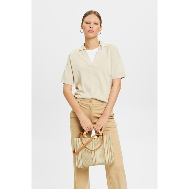 BOLSO SHOPPER PEQUEÑO CON YUTE MUJER ESPRIT