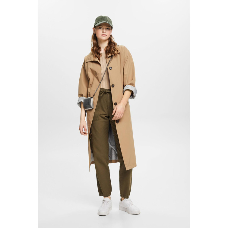 PANTALÓN CARGO EN MEZCLA DE LINO MUJER ESPRIT