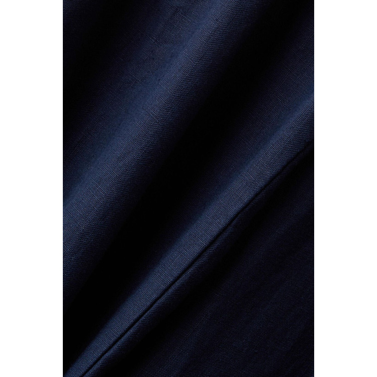 PANTALÓN DE LINO DE CORTE ANCHO MUJER ESPRIT