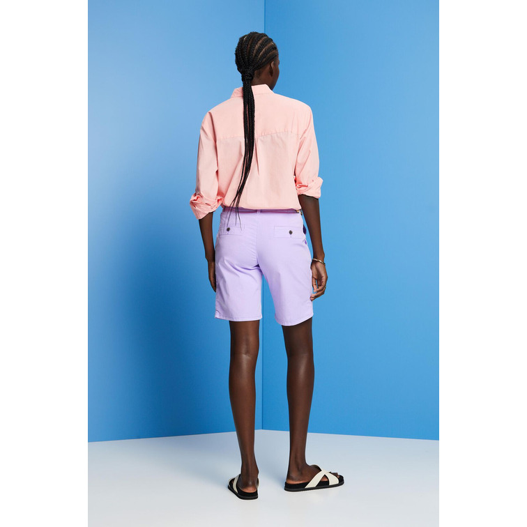 PANTALÓN CORTO CON CINTURÓN TRENZADO MUJER ESPRIT