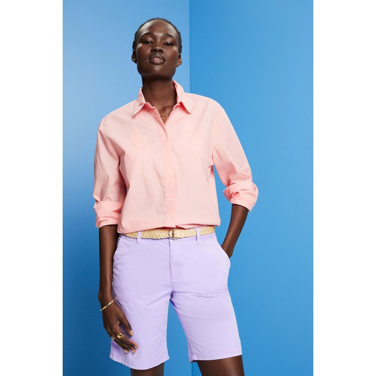 PANTALÓN CORTO CON CINTURÓN TRENZADO MUJER ESPRIT