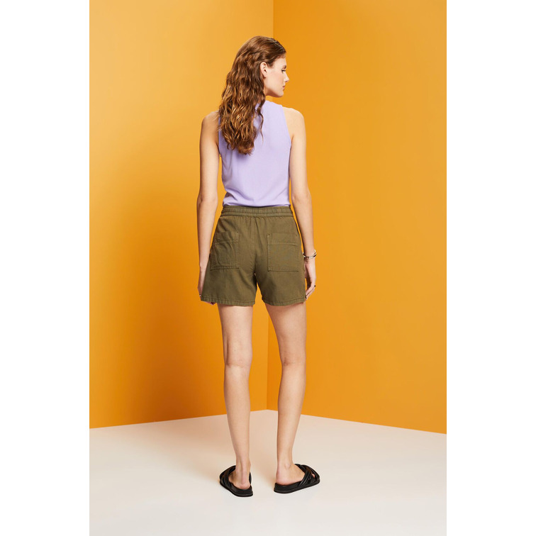 PANTALÓN CORTO CASUAL CON CINTURA ELÁSTICA MUJER ESPRIT