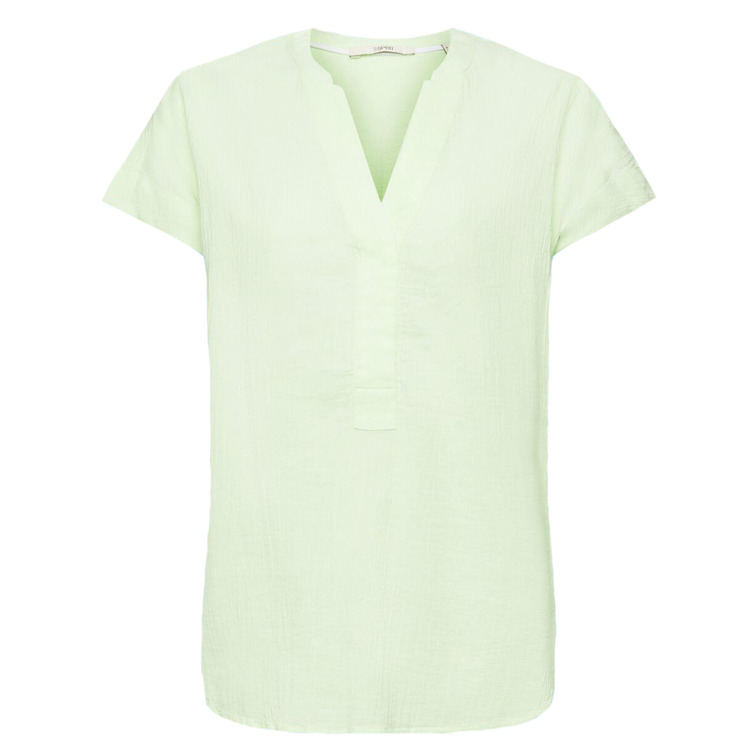 BLUSA DE ALGODÓN CON TEXTURA MUJER ESPRIT