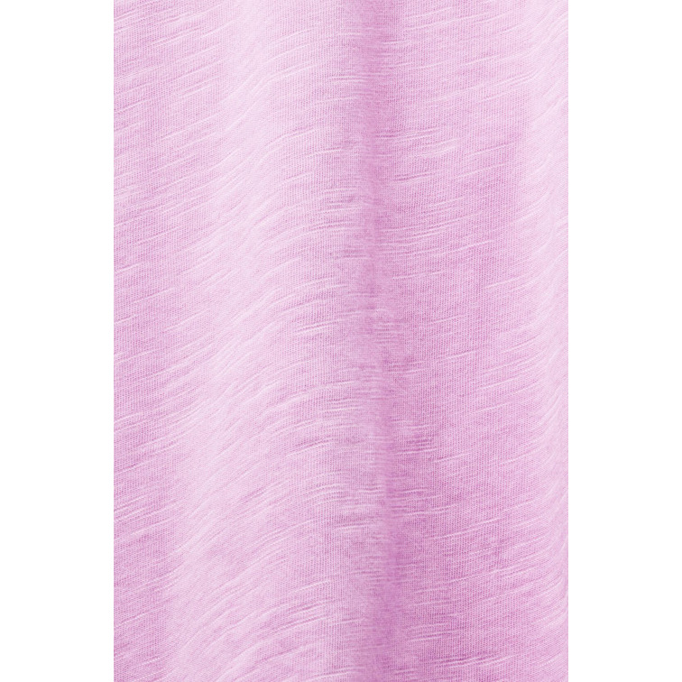 CAMISETA DE ALGODÓN CON CUELLO EN PICO MUJER ESPRIT