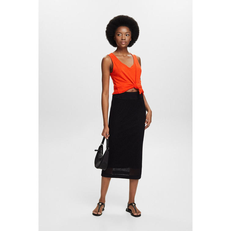 TOP DE TIRANTES CON CUELLO REDONDO MUJER ESPRIT