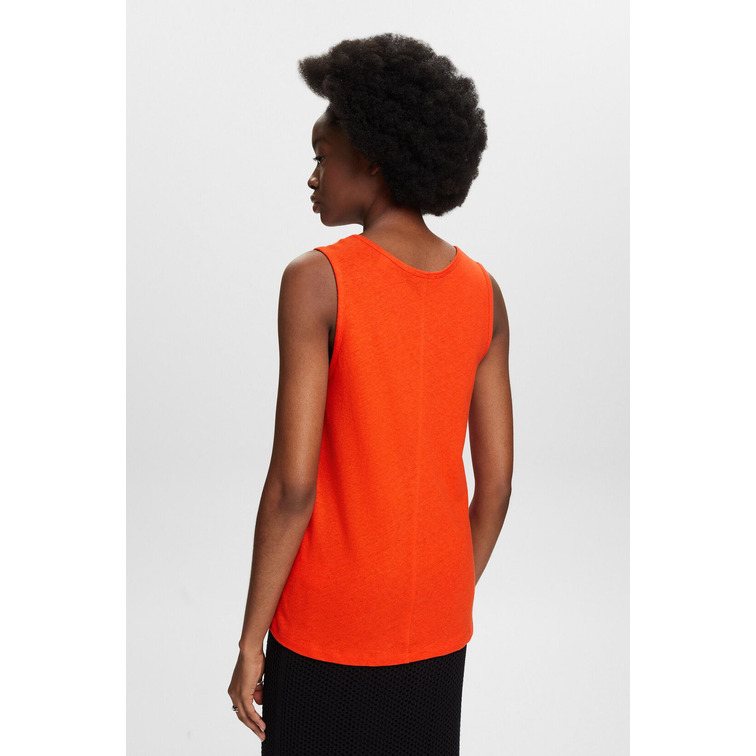 TOP DE TIRANTES CON CUELLO REDONDO MUJER ESPRIT