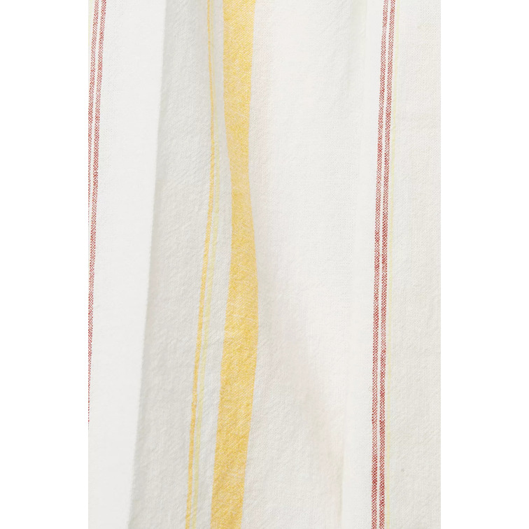 PANTALÓN A RAYAS EN MEZCLA DE LINO MUJER ESPRIT