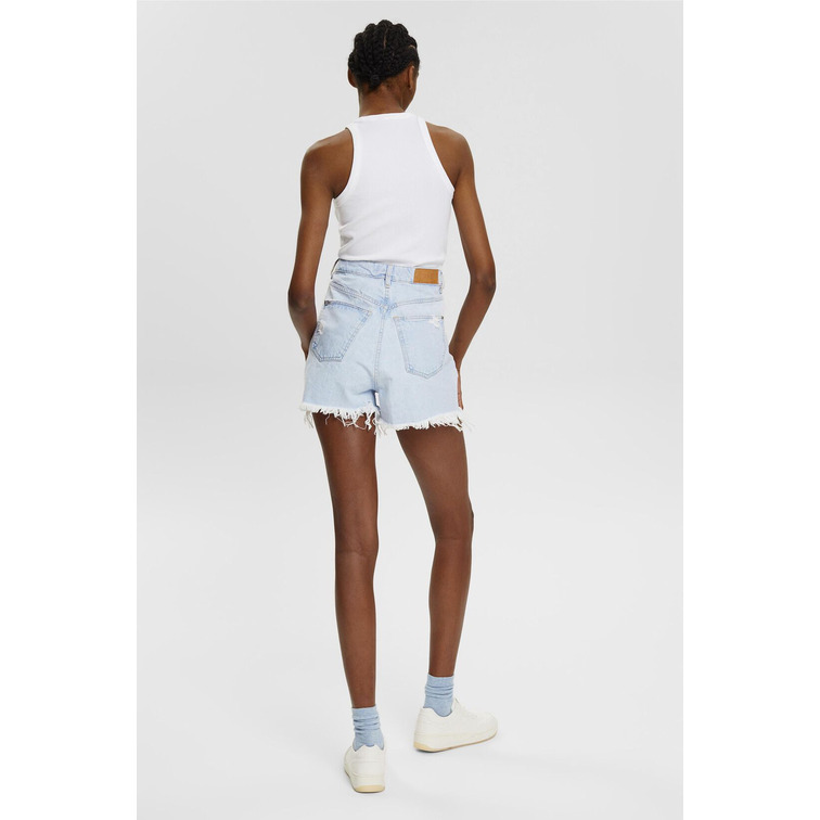 SHORT VAQUERO CON EFECTOS ROTOS
