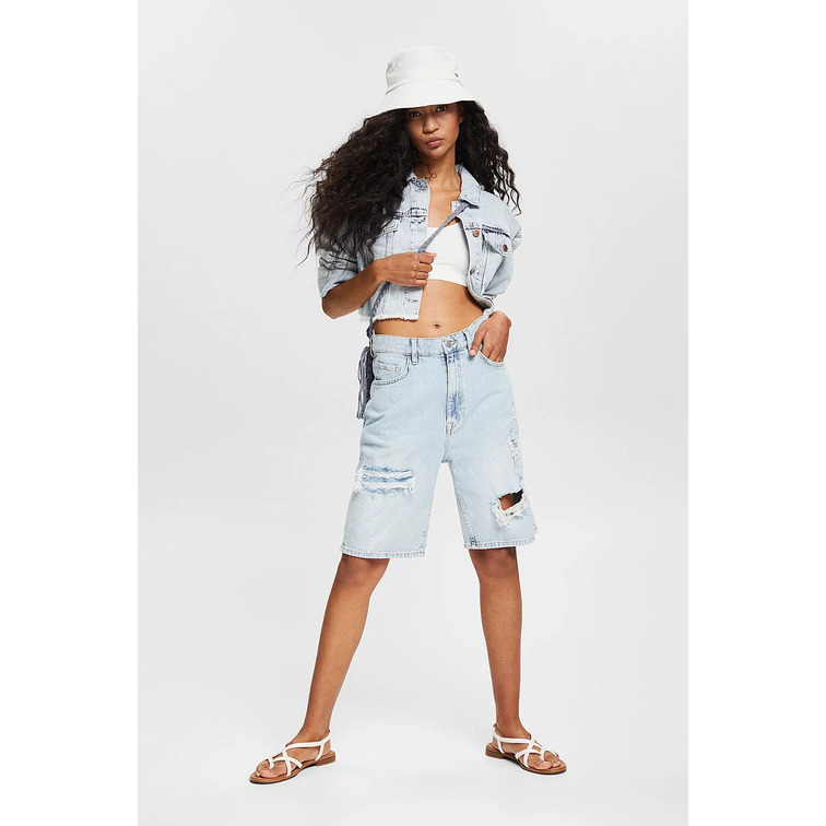 PANTALÓN CORTO VAQUERO MUJER ESPRIT
